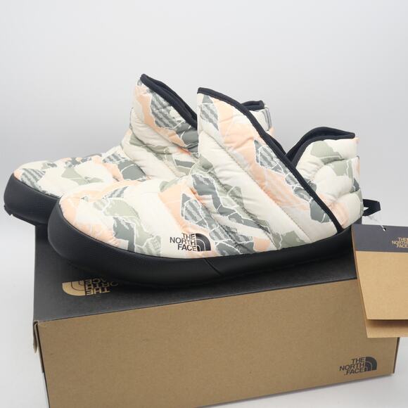 The North Face Men's 11 Thermoball Traction Booties Laurel Wreath Mountain Camo - Picture 1 of 10